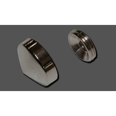 Cache vis N.110 Laiton Poli ou Chromé-[Modèle:18mm laiton chromé] - Maxoutil
