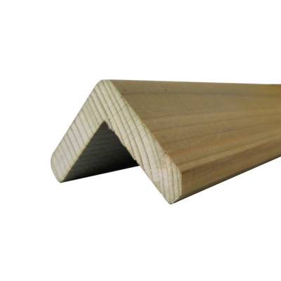 Cornière d'angle Sapin du Nord vert - 60 x 60 mm 3m - Gedimat - SOTRINBOIS