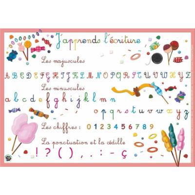 Sous main éducatif 30x42 "j'apprends l'écriture" - ARIS EDITIONS