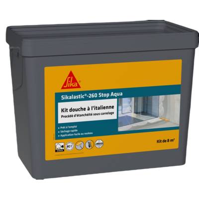Kit d'étanchéité liquide SIKALASTIC 8m² - Gedimat