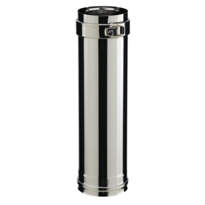 Conduit droit PGI  Inox L.450 Ø80/130 POUJOULAT - 37080704 - Maxoutil