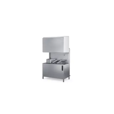 Lave-batterie - 2 paniers 50x50cm - Surpresseur de rinçage intégré - WD-12 - Metos