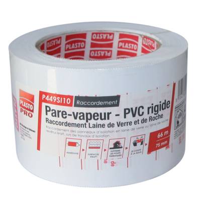 Adhésif raccordement laine de verre et de roche P449SI - Gedimat - PLASTO