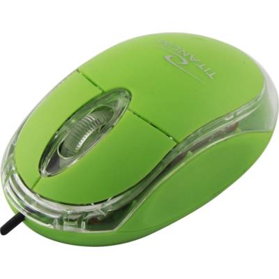 Souris Optique Filaire RAPTOR 3D USB 1000Dpi Spécial Notebook Vert