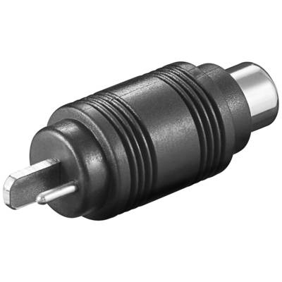 Adaptateur Audio Haut parleur Din Mâle - RCA Femelle Noir