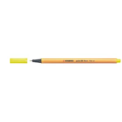 Stylo-Feutre POINT 88  Pointe Fine 0,4 mm Jaune FLUO