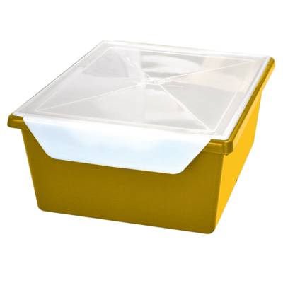 Couvercle polypropylène transparent pour bac en plastique - Mobidecor