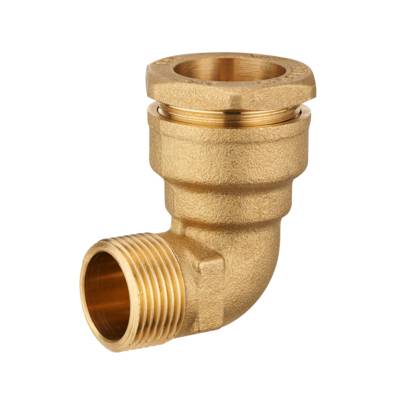 Coude tube polyéthylène laiton - mâle ø26 x 34 mm - Gedimat - NOYON ET THIEBAULT