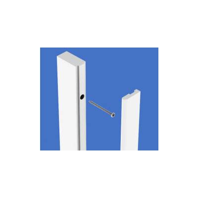 Kit tapée MDF revêtu blanc - Gedimat - MEP TECHNO PROFILS