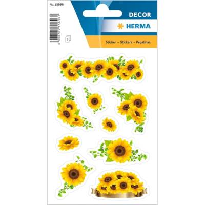 Etui 27 Stickers Fleurs pour Enfants Tournesols - HERMA