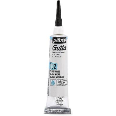 Tube 20ml Peinture GUTTA à l'eau BLANC