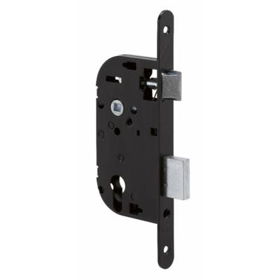 Coffre axe 40 NF métalux clé I droite noir EURO-ELZETT - sans gâche réversible - G838E077K4 - Maxoutil
