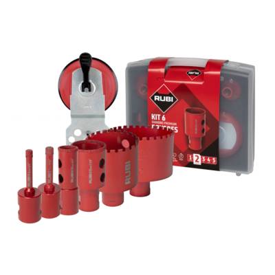 Kit de 6 trépans DRYGRES PREMIUM - Gedimat - RUBI