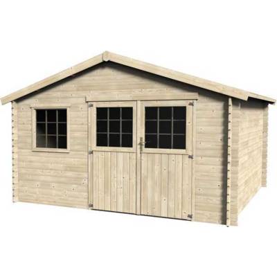 Abri de jardin FREVENT - 3,98x3,26m - 12,97m² - Gedimat