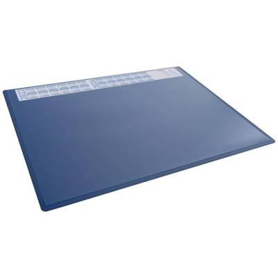 Sous-main avec calendrier, PP, bleu foncé - DURABLE