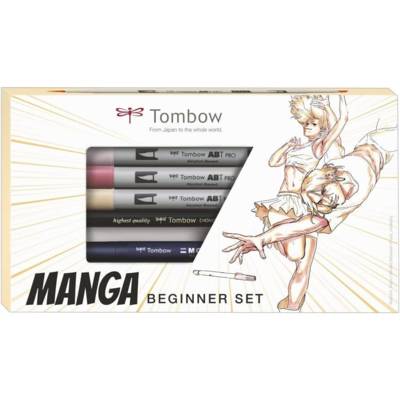 Kit de démarrage Manga 7 Pièces Marqueur Alcool ABT PRO Avec instructions