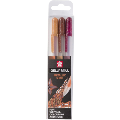 Stylo roller à encre gel Gelly Roll Metallic "Nature"