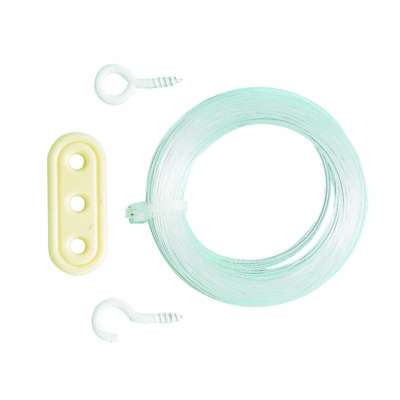 Fil nylon + 1 crochet + 1 piton + 1 tendeur D1mm - 10m - Gedimat - CHAPUIS