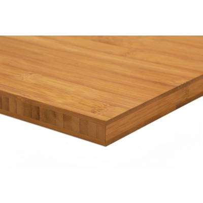 Plan de travail lamellé collé abouté Bambou Caramel - 250 x 65 cm ép.26 mm - Gedimat - SOTRINBOIS