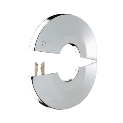 Rosace ouvrante chromée Ø16-54 H9 DELABIE - 2 pièces - 824016.2P