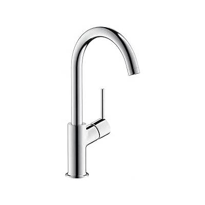 Mitigeur lavabo HANSGROHE Talis bec haut fixe, bonde Push-Open chromé - 32080000