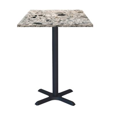 Mange-debout pied noir 60x60cm cepp - intérieur - RestooTab