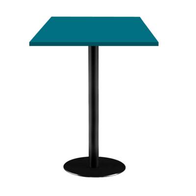 Mange-debout pied noir 60x60cm bleu prusse - intérieur - RestooTab