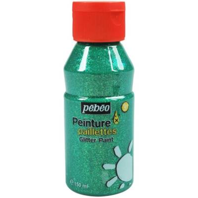 Flacon 150ml Peinture Paillettes Vert
