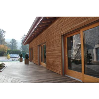 Bardage bois thermotraité pin du nord phenix profil creux biaisé - 20x135mm 4.50m - botte de 5 lames - Gedimat - LIGNALPES