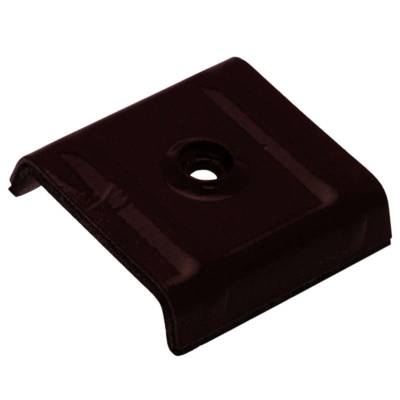 Cavalier nervuré étanche 40 x 40 mm gris - boîte de 50 pièces - Gedimat - NORAIL