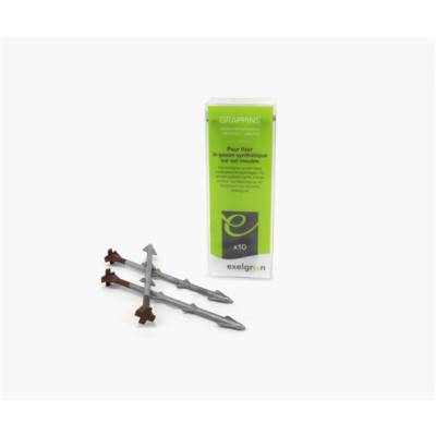 Grappin de fixation pour sol meuble - 140 x 14 mm - sachet de 10 pièces - Gedimat - EXELGREEN
