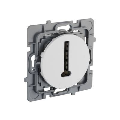 Mécanisme prise téléphone CASUAL EVO blanc - Gedimat - DEBFLEX