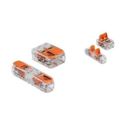 Bornes à leviers Inline+compact 2 conducteurs - lot de 10 pièces - Gedimat - DEBFLEX
