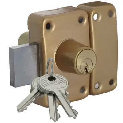 Verrou ISEO City 26 double cylindre - Cylindre 60 mm - Sur variure MV05 - 10022602V05 - CAVERS ISEO
