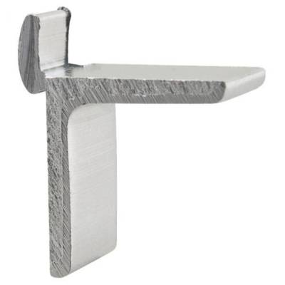 Taquet aluminium brut T39 pour crémaillère encastrée VACHETTE - Boîte de 100 - 580263 - Maxoutil