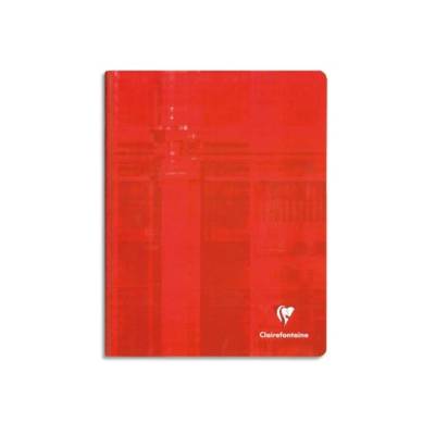 Cahier broché 21 x 29,7 cm 288 pages 90g grands carreaux Coloris Aléatoire - CLAIREFONTAINE