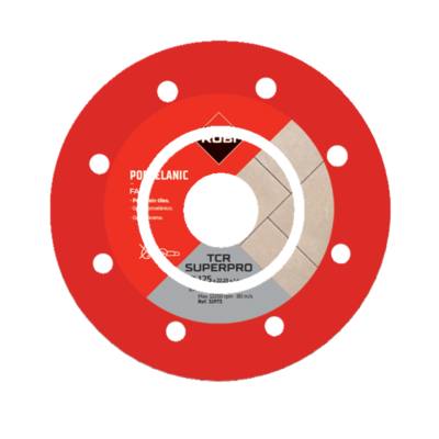 Disque diamanté TURBO SUPERPRO - Ø 12.5 cm - Gedimat - RUBI