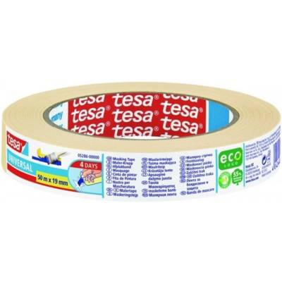 EcoLogo Ruban de masquage crêpé Universal, 19 mm x 50 m - TESA