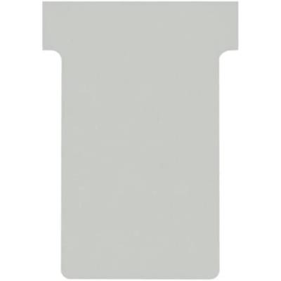 Lot de 100 fiches T indice 2 gris