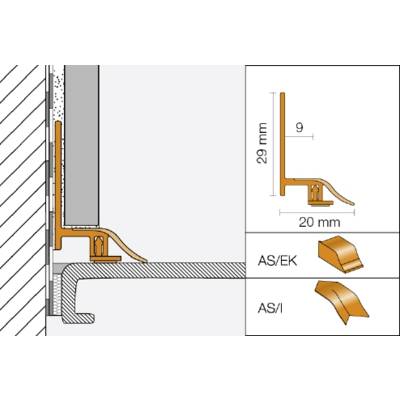 Profilé de jonction Schlüter-DILEX-AS - 2,5m - Gedimat - SCHLUTER SYSTEMS