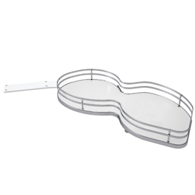 Combiné angle 2 plateaux haricots fond blanc SIGE - porte de 500 caisson de 1000 droite - 371+ 500D - Maxoutil