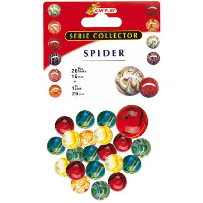 Sachet de 20 Billes 16 mm + 1 Calot 25 mm SPIDER