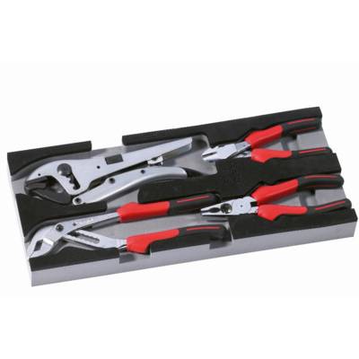 Module mousse 1/3 de 4 pinces chromées polies SAM - P21J4M - Maxoutil