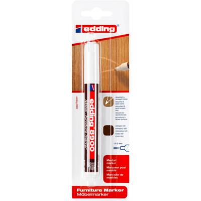 Marqueur Réparation de Meuble 8900 Acajou Clair Pointe Ronde 1,5-2 mm - EDDING