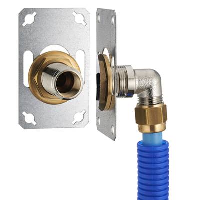 Platine simple PER à compression - femelleø 15 x 21 mm - Gedimat - NOYON ET THIEBAULT