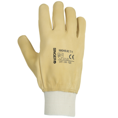 Gants hydrofuge en fleur de bovin SINGER - taille 10 - 50GHBBC10 - SINGER FRERES
