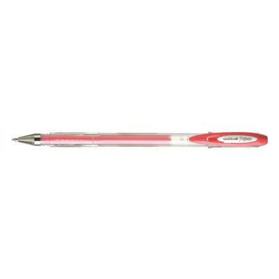 Roller encre gel Signo UM120AC pointe moyenne 0,7mm Rouge Pastel - Uni-Ball