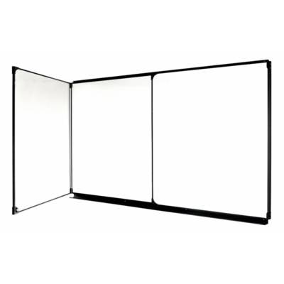 Tableaux scolaires triptyques encadrement aluminium noir