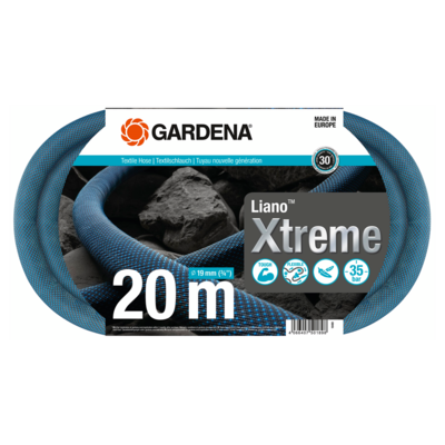 Tuyau Textile Hose Liano Xtreme 19 mm (3/4") - 20 m - GARDENA - 18480-20