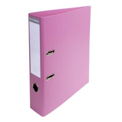 Classeur à levier PVC A4 dos de 70mm Rose